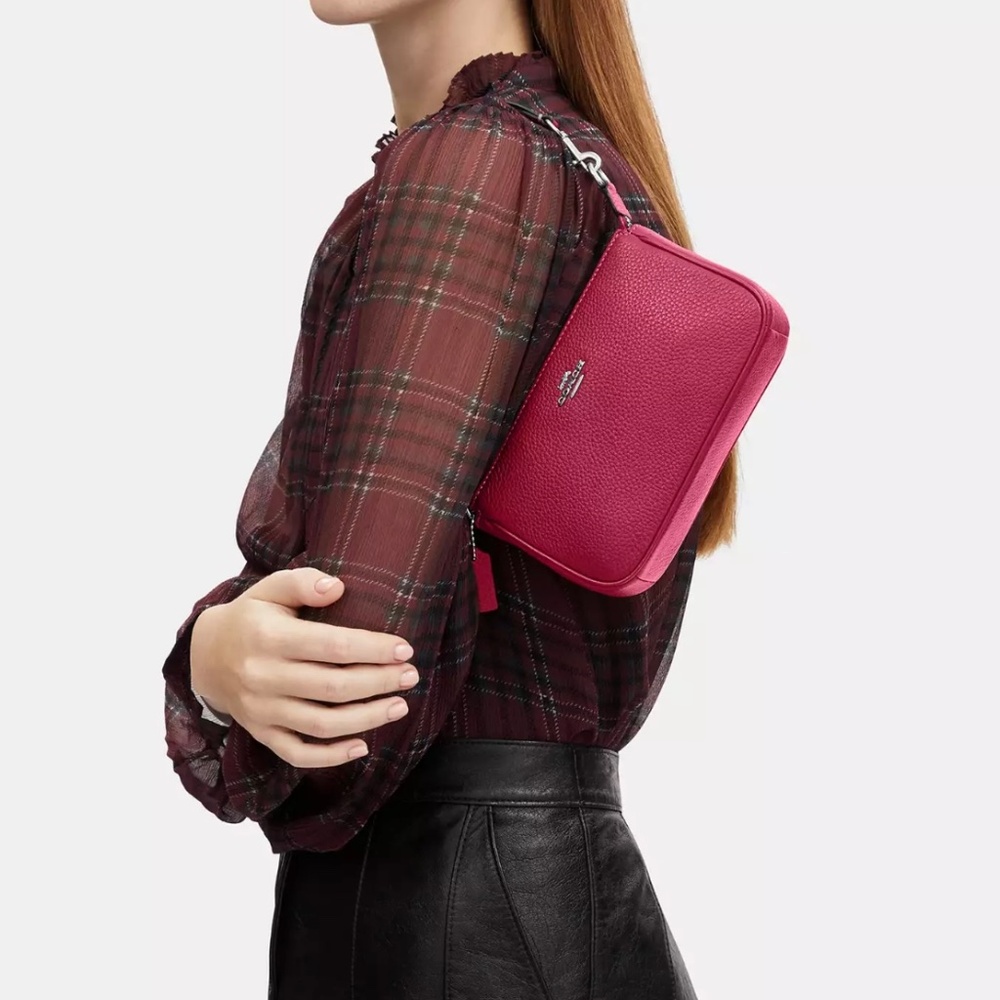 Coach Nolita Pink Wristlet Clutch